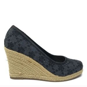 MADDEN GIRL Bonita Navy Blue Espadrilles 6.5